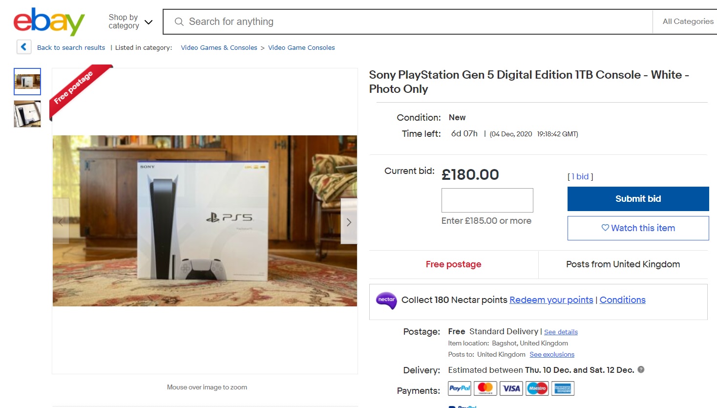 Ebay上有大量出售PS5照片骗子 官方称要整治但仍保留